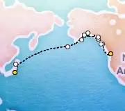 21 Night Vancouver to Tokyo cruise