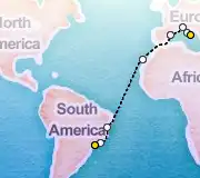 18 Night Naples to Sao Paolo cruise