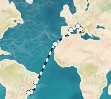 18 Night Naples to Sao Paolo cruise