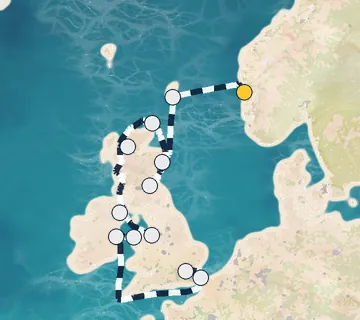 14 Night Bergen to Greenwich cruise