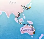 58 Night Tokyo to Sydney cruise