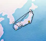 18 Night Tokyo to Tokyo cruise