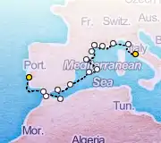 7 Night Rome to Barcelona cruise
