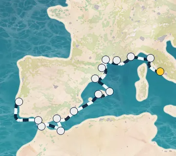 16 Night Rome to Lisbon cruise