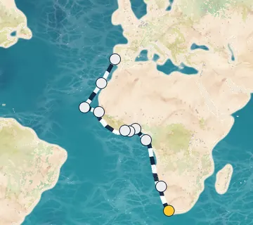 20 Night Cape Town to Lisbon cruise
