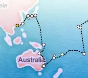 88 Night Barcelona to Hong Kong cruise