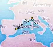 8 Night Valencia to Portofino cruise