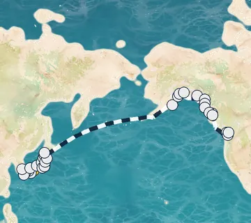 39 Night Kobe to Vancouver cruise