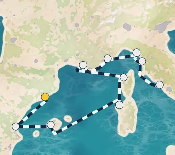 10 Night Barcelona to Rome cruise