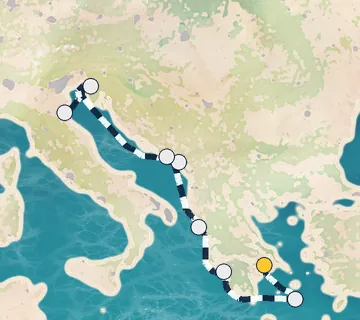 7 Night Athens to Ravenna cruise