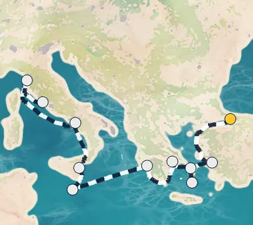 10 Night Istanbul to Rome cruise