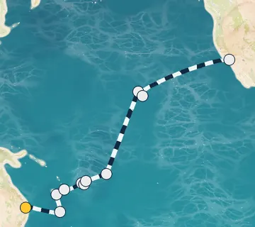 26 Night Brisbane to Los Angeles cruise