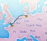 3 Night Paris to Hamburg cruise