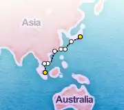 14 Night Tokyo to Singapore cruise