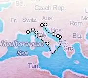 11 Night Monte Carlo to Venice cruise