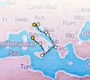 7 Night Venice to Rome cruise