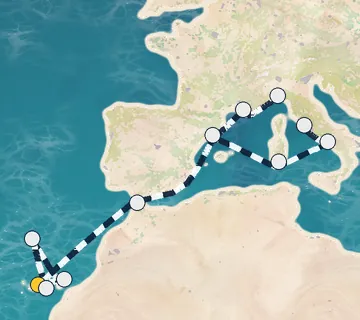 17 Night Tenerife to Rome cruise