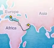 17 Night Dubai to Naples cruise