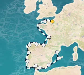 14 Night Paris to Barcelona cruise
