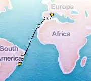 13 Night Barcelona to Rio cruise