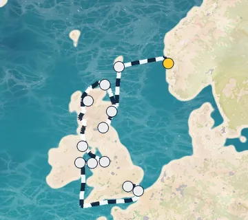 14 Night Bergen to Greenwich cruise