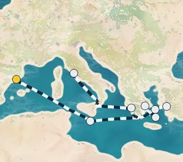 10 Night Barcelona to Rome cruise
