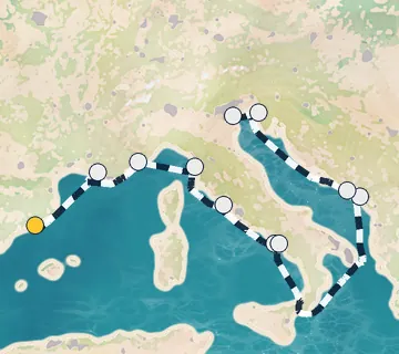 11 Night Barcelona to Venice cruise