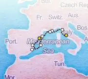 9 Night Rome to Barcelona cruise