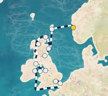 14 Night Bergen to Greenwich cruise