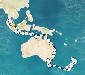 43 Night Singapore to Auckland cruise
