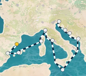 14 Night Barcelona to Monfalcone cruise