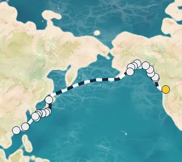 36 Night Vancouver to Hong Kong cruise