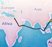 4 Night Taipei to Suez Canal cruise