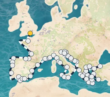 70 Night Portsmouth to Athens cruise