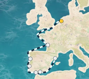 11 Night Amsterdam to Barcelona cruise