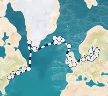 43 Night Copenhagen to New York cruise