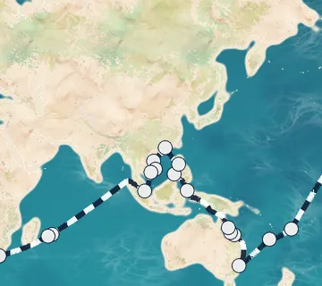 83 Night Los Angeles to London cruise