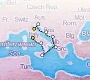7 Night Rome to Ravenna cruise