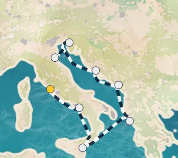 7 Night Rome to Ravenna cruise