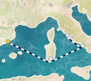 4 Night Barcelona to Rome cruise