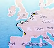 11 Night Bordeaux to Amsterdam cruise
