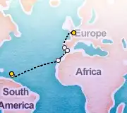 14 Night Paris to Pointe-a-Pitre cruise