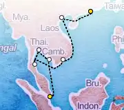 12 Night Singapore to Hong Kong cruise