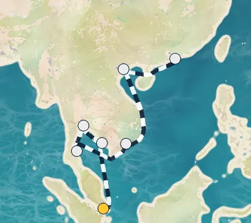 12 Night Singapore to Hong Kong cruise