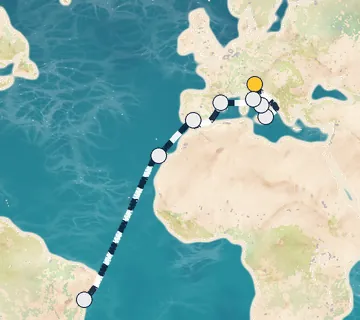 17 Night Venice to Salvador cruise