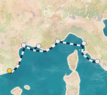 7 Night Barcelona to Rome cruise