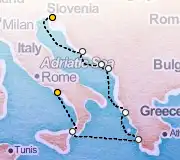 7 Night Trieste to Naples cruise