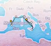 7 Night Barcelona to Rome cruise