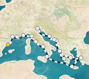 21 Night Barcelona to Venice cruise