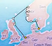 10 Night Copenhagen to Ijmuiden cruise